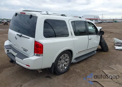 2015 Nissan Armada Platinum z USA, uszkodzony, nr VIN 5N1BA0NFXFN607436